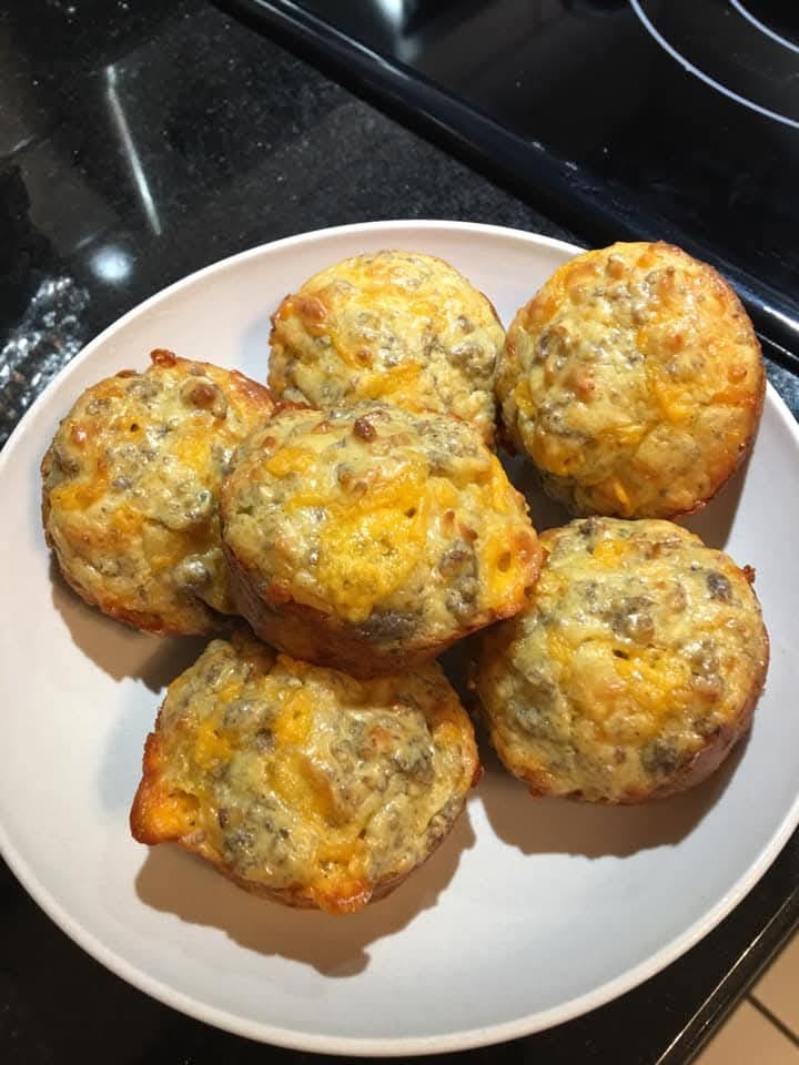 Sausage & cheese muffins